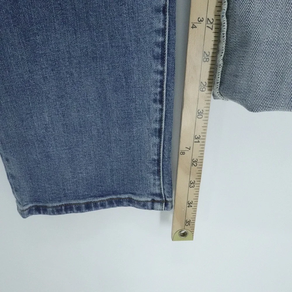 Flint and Tinder Jeans Mens 33x36‎ Blue Light Straight Fit Stretch Selvedge USA